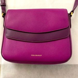 Vera Bradley Leather Purple Crossbody